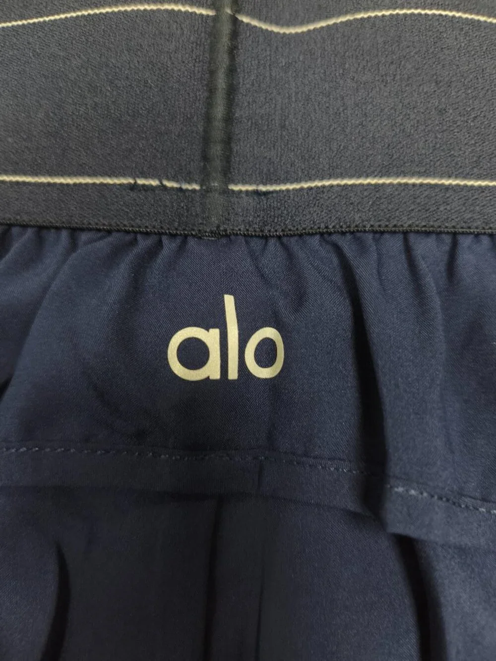 Navy ALO Yoga Match Point Athletic Shorts-New with Tags🎇Tennis Sports Daily😉